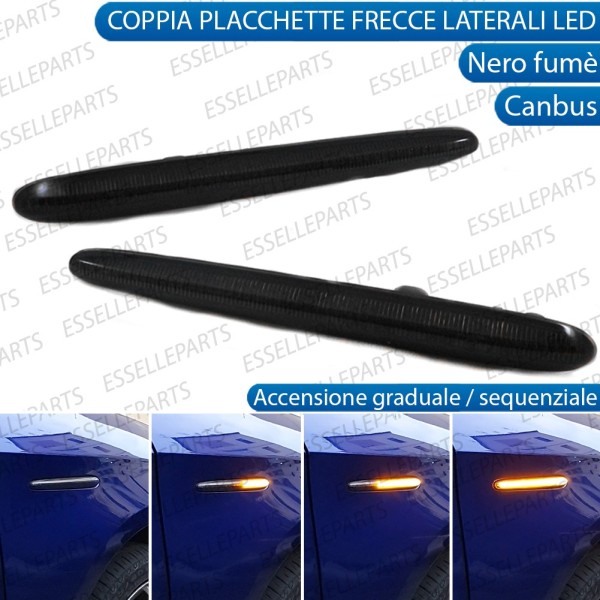 Placchette Dinamiche Nero Fumè Laterali 48 LED Per Frecce Per Alfa Romeo Giulietta