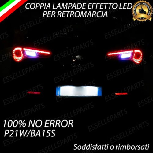 Coppia Lampade Alogene Luci Retromarcia Effetto LED P21W Alfa Romeo Giulietta
