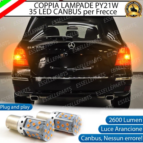 Coppia Frecce Posteriori Py21W 35 LED Canbus Mercedes Glk