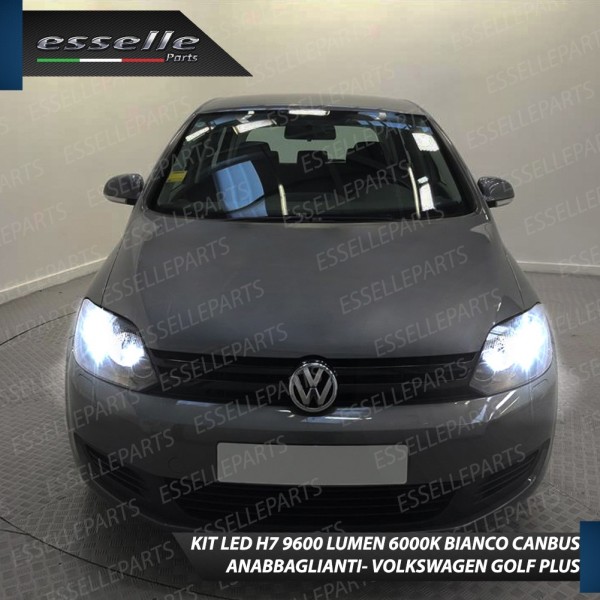 Kit Full LED H7 9600 Lumen 6000K bianco Anabbaglianti VW Golf plus Dal 2009