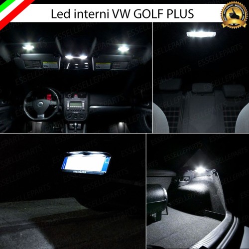 Kit Led interni Completo + Luci Targa LED 6000K Bianco VW Golf Plus