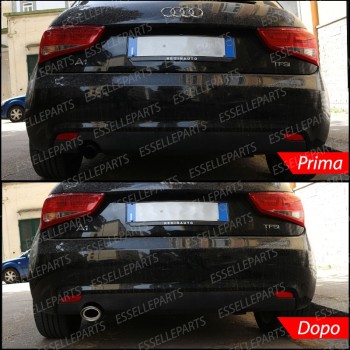 Terminale Di Scarico Cromato Marmitta Finalino Cromato Inox Audi A1 Terminale Di Scarico Cromato Marmitta Finalino Cromato Inox Audi A1