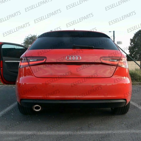 Terminale Di Scarico Cromato Marmitta Finalino Cromato Inox Audi A3 8V