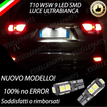 Coppia Lampade LED Luci Targa 9 LED Canbus 6000K Grand Cherokee Iv Wk2