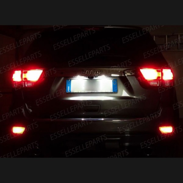 Coppia Lampade LED Luci Targa 9 LED Canbus 6000K Grand Cherokee Iv Wk2