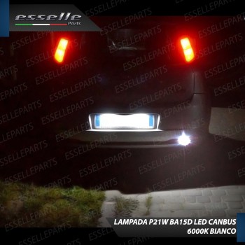 Lampada LED Retromarcia Da 15 LED Canbus 6000K Fiat Grande Punto Con Lente Frontale