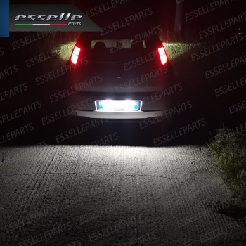 Coppia Placchette Targa LED Complete Da 18 LED Canbus 6000K Bianco Fiat Grande Punto