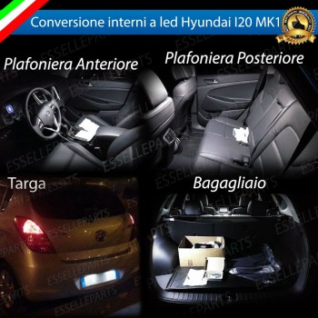 Kit LED Interni + Targa Hyundai I20 MK1 Kit LED Interni + Targa Hyundai I20 MK1