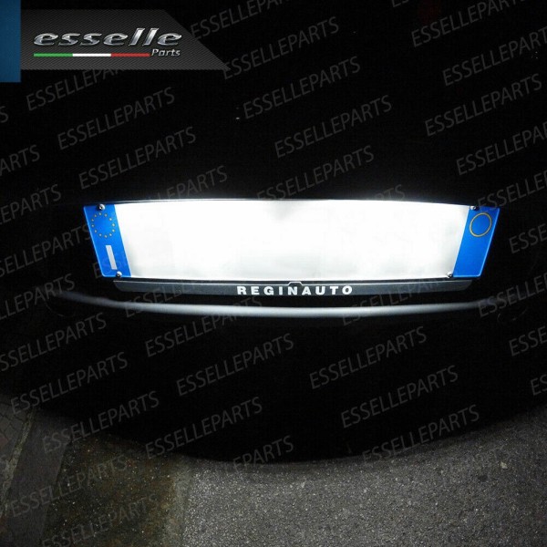 Coppia Placchette Targa LED Complete Da 18 LED Canbus 6000K Bianco Hyundai I20 MK1