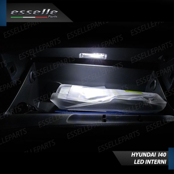 Kit LED interni + Luci targa LED 6000K bianco Canbus Hyundai I40 fino al 2013