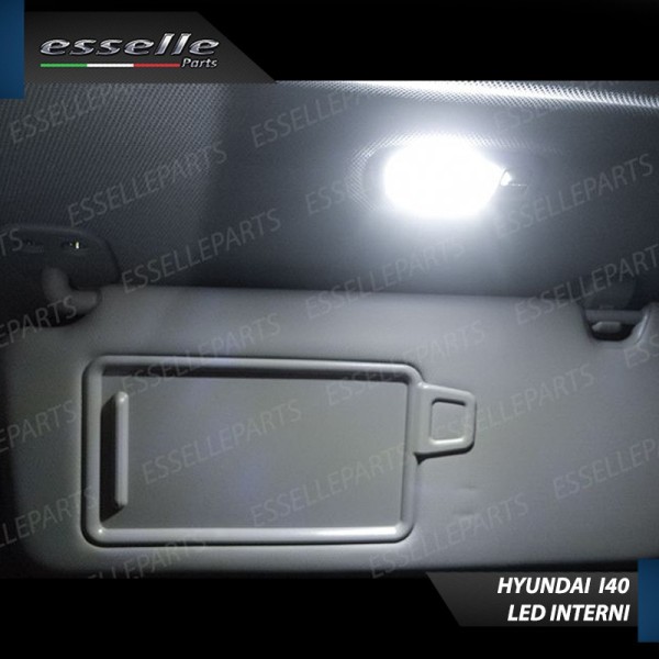 Kit LED interni + Luci targa LED 6000K bianco Canbus Hyundai I40 fino al 2013