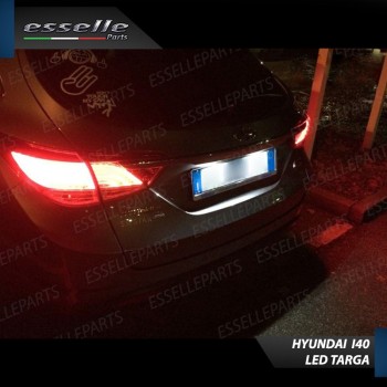 Kit LED interni + Luci targa LED 6000K bianco Canbus Hyundai I40 fino al 2013