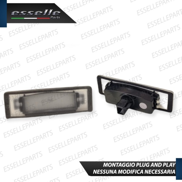 Coppia placchette Da 18 LED Luci Targa Canbus 6000K bianco Hyundai I40 berlina