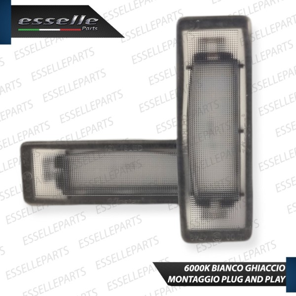 Coppia placchette Da 18 LED Luci Targa Canbus 6000K bianco Hyundai I40 berlina