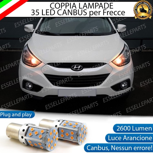 Coppia Frecce Anteriori Py21W 35 LED Canbus Hyundai Ix35