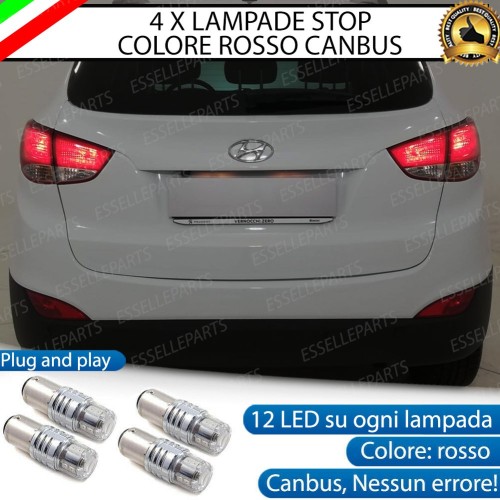 4 X Lampade LED Bay15D Stop / Posizione Posteriori Per Hyundai Ix35