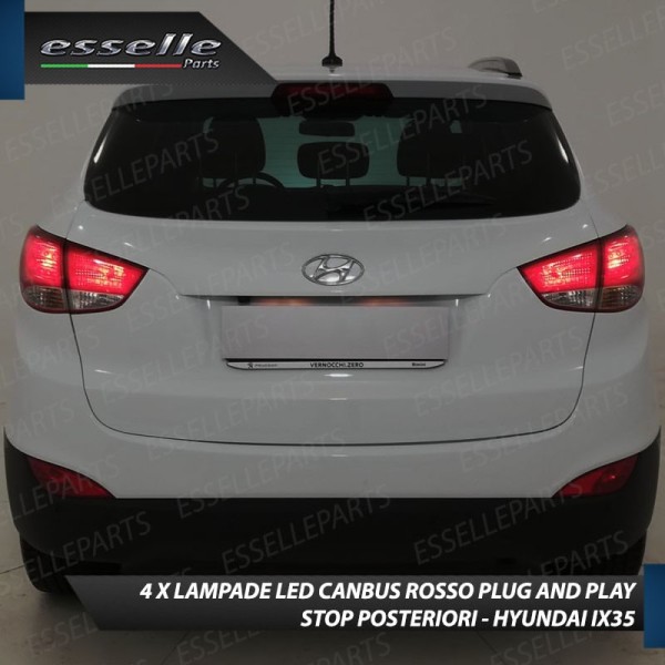 4 X Lampade LED Bay15D Stop / Posizione Posteriori Per Hyundai Ix35