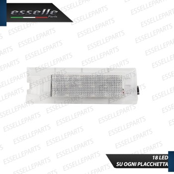 Coppia Placchette Targa LED Complete Da 18 LED Canbus 6000K Bianco Hyundai Ix35 Coppia Placchette Targa LED Complete Da 18 LED Canbus 6000K Bianco Hyundai Ix35