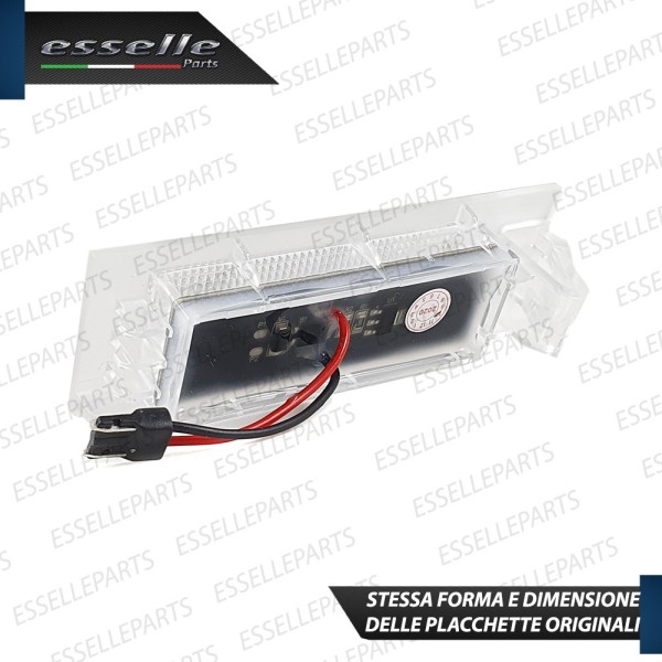 Coppia Placchette Targa LED Complete Da 18 LED Canbus 6000K Bianco Hyundai Ix35