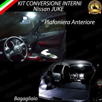 Kit LED interni Completo 6000K bianco Canbus Nissan Juke Kit LED interni Completo 6000K bianco Canbus Nissan Juke