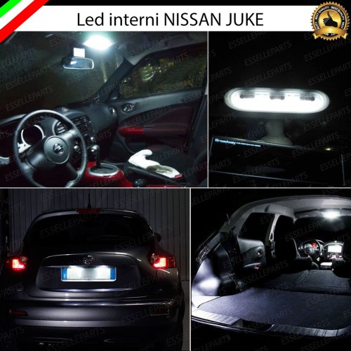Kit LED interni + Luci targa LED 6000K bianco Canbus Nissan Juke