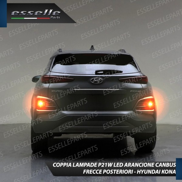 Coppia Frecce Posteriori P21W 35 LED Canbus Hyundai Kona Electric Pre-Restyling