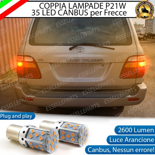 Coppia Frecce Posteriori P21W 35 LED Canbus Toyota Land Cruiser Kdj 95