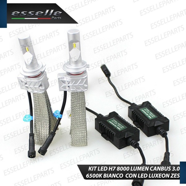 Kit Full LED H7 8000 Lumen 6000K bianco Abbaglianti Seat Leon 5F