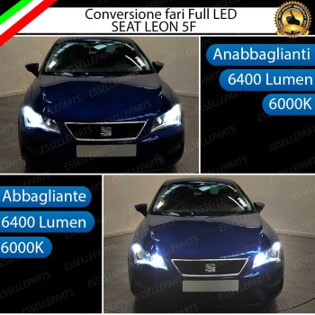 Conversione Fari Full LED Seat Leon 3 5F Pre-Restyling 6000K Bianco
