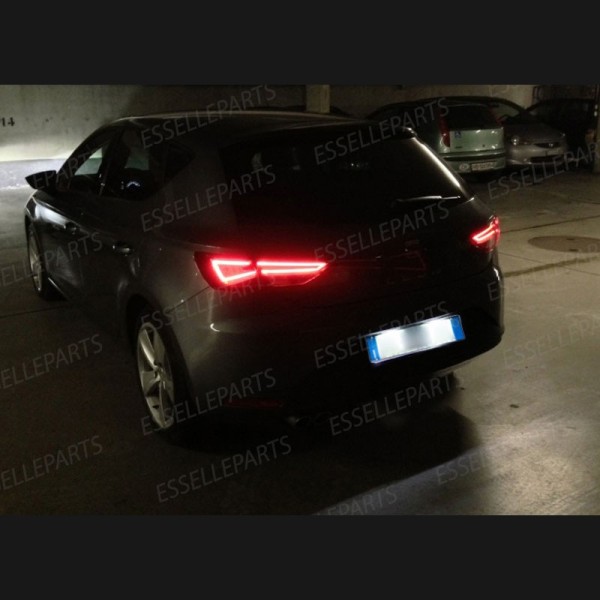 Kit LED interni + Luci targa LED 6000K Luce Bianca Canbus Seat Leon MK3 5F