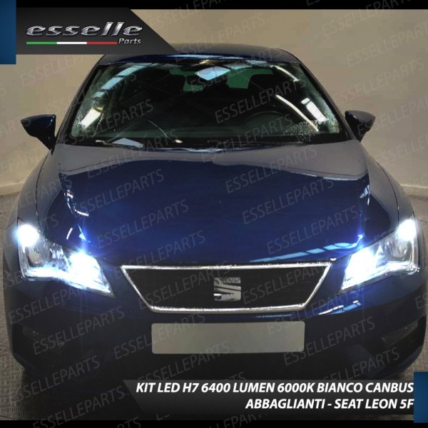Conversione Fari Full LED Seat Leon 5F 6000K Bianco Canbus Seat Leon 3 5F Pre-Restyling