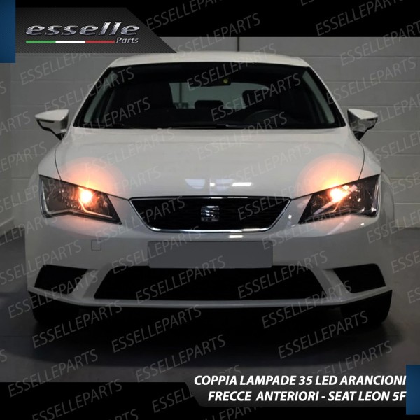 Coppia Frecce Anteriori Py21W 35 LED Canbus Seat Leon 3 5F