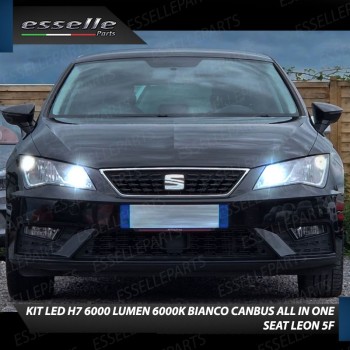 Conversione Fari Full LED 6000K bianco ghiaccio Seat Leon 3 5F Restyling