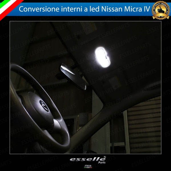 Kit LED interni Completo 6000K bianco Canbus Nissan Micra MK4