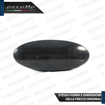 Placchette Dinamiche Laterali Nere A LED Per Frecce Specifiche Nissan Micra 4