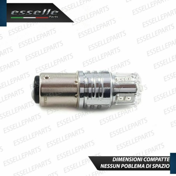 Coppia Lampade LED Bay15D Stop / Posizione Posteriori Per Nissan Micra Iv