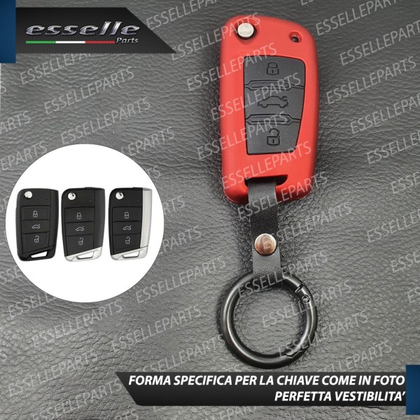 Cover Rosso Satinato Plastica Rigida Protezione Skoda Octavia 5E