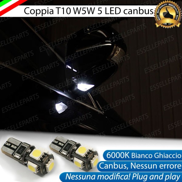 Coppia lampade LED antipozzanghera specchietti esterni 6000K bianco VW Passat CC
