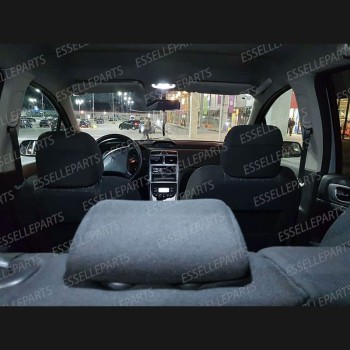 Kit LED Interni Completo 6000K Luce Bianca Canbus Per Peugeot 307
