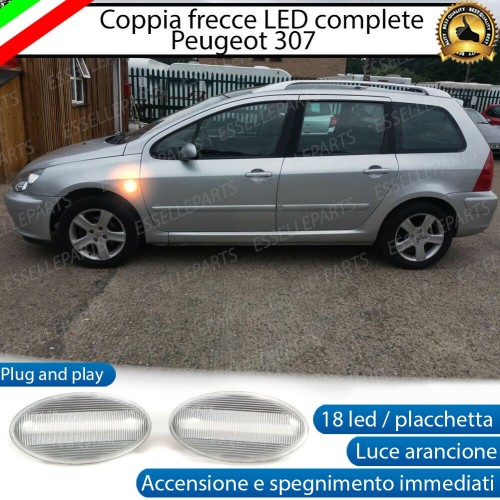 Placchette Laterali A 18 LED Per Frecce Specifiche Per Peugeot 307