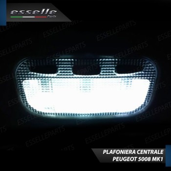Kit LED interni + Luci targa LED 6000K Luce Bianca Canbus Per Peugeot 5008