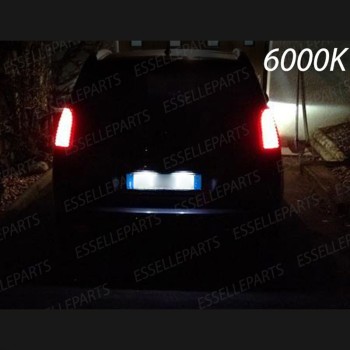 Coppia Luci Targa T10 W5W 9 LED canbus 6000K Bianco per Peugeot 5008 Pre-Restyling