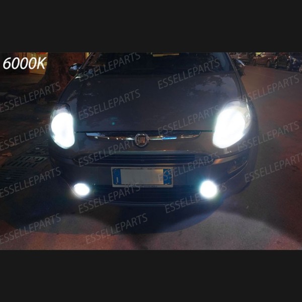 Kit Full LED Fendinebbia H11 6400 Lumen Fiat Punto Evo