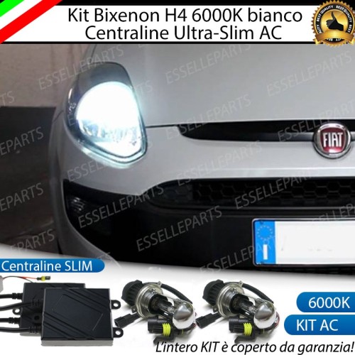 Kit Xenon H4 Anabbaglianti + Abbaglianti Fiat Punto Evo