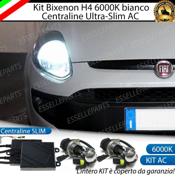 Kit Xenon H4 Anabbaglianti + Abbaglianti Fiat Punto Evo