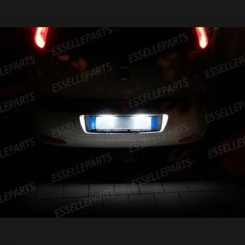 Coppia Lampade LED Luci Targa 9 LED Canbus 6000K Fiat Punto Evo