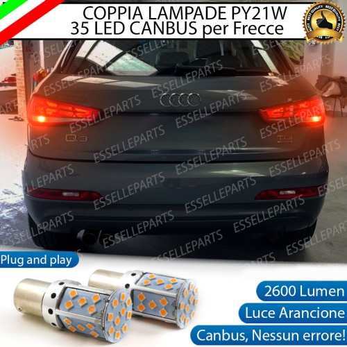 Coppia Frecce Posteriori Py21W 35 LED Canbus Audi Q3