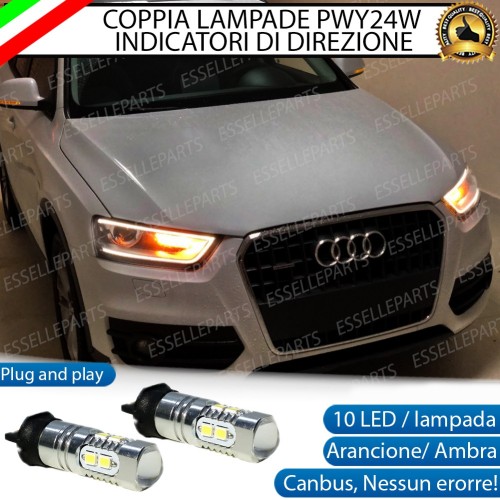Coppia Frecce Anteriori Pwy24W 10 LED Canbus Audi Q3