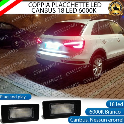 Placchette Complete Da 18 LED Luci Targa Specifiche Per Audi Q3 8U