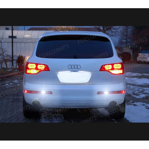 Coppia lampade 13 LED Retromarcia T15 con lente 6000K bianco per Audi Q7 Fino al 2009